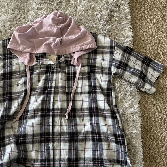 Women’s hooded flannel - Picture 5 of 5